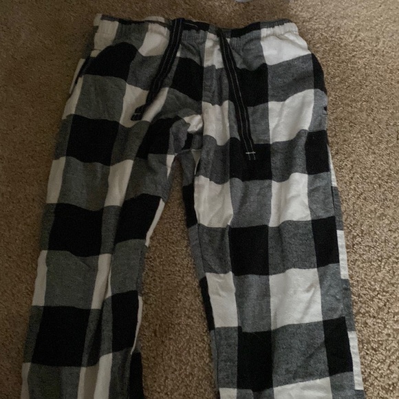 White and black checkered pyjama pants - Picture 1 of 1
